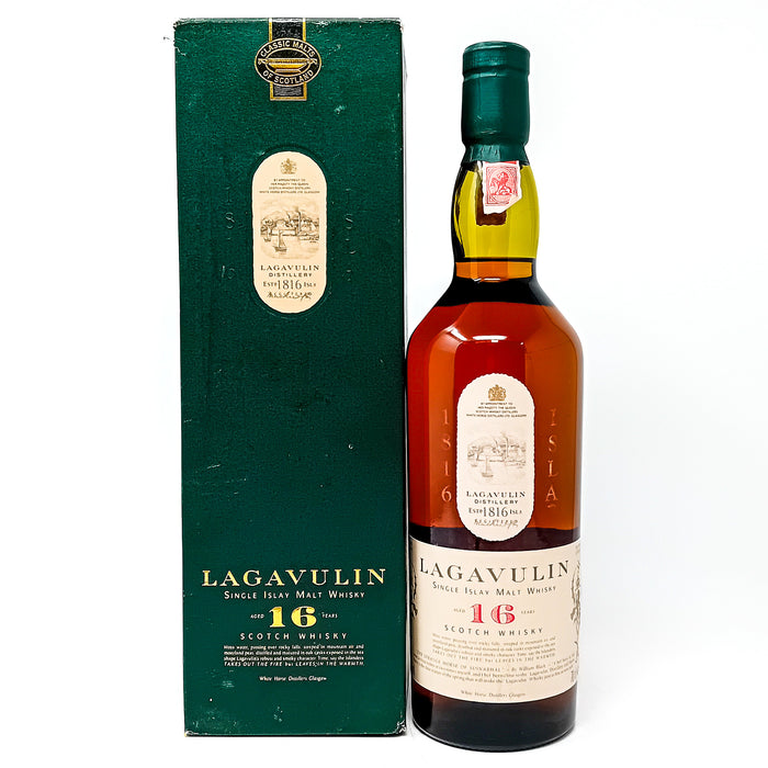 Lagavulin 16 Year Old White Horse Distiller's Single Malt Scotch Whisky, 70cl, 43% ABV
