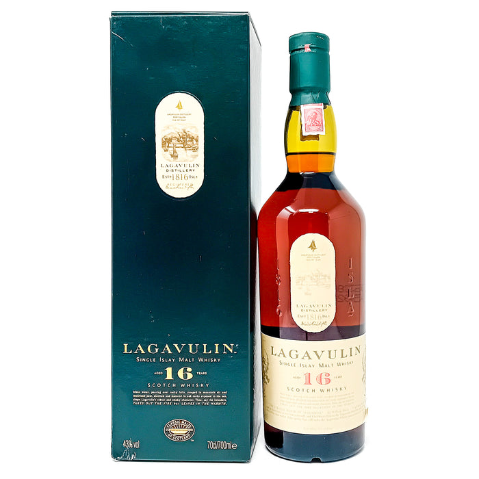 Lagavulin 16 Year Old Single Malt Scotch Whisky, 70cl, 43% ABV