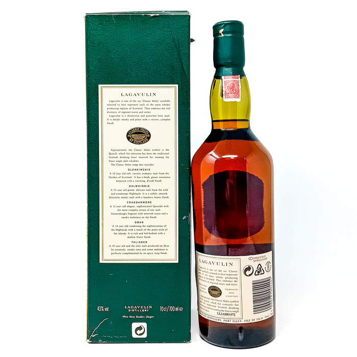 Lagavulin 16 Year Old White Horse Distiller's Single Malt Scotch Whisky, 70cl, 43% ABV