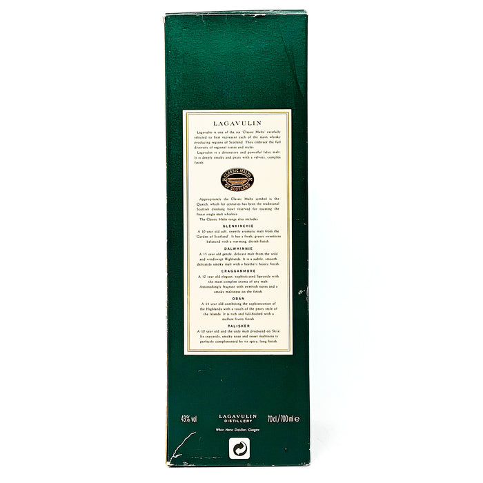 Lagavulin 16 Year Old White Horse Distiller's Single Malt Scotch Whisky, 70cl, 43% ABV