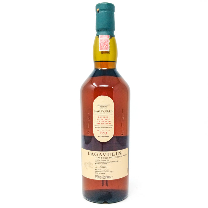 Lagavulin 1993 Single Cask #1403 Feis Ile 2008 Single Malt Scotch Whisky, 70cl, 52.9% ABV