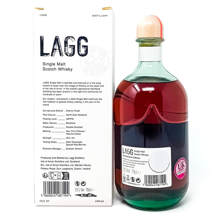 Lagg Corriecravie Edition Single Malt Scotch Whisky, 70cl, 50% ABV