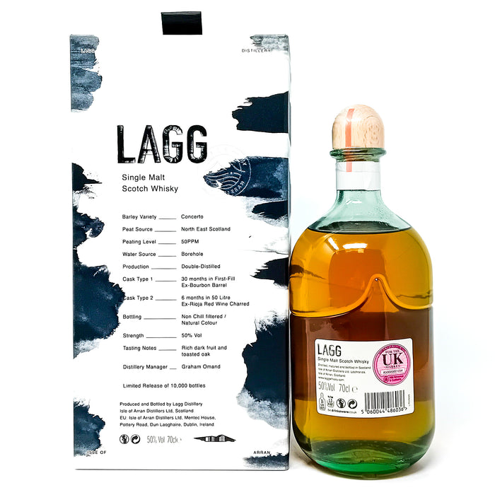 Lagg Single Malt Inaugural Release Batch #3 Single Malt Scotch Whisky, 70cl, 50% ABV