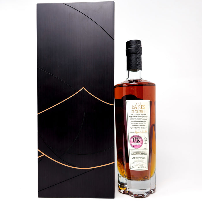 Lakes Faith Quatrefoil Collection Single Malt English Whisky, 70cl, 56.5% ABV