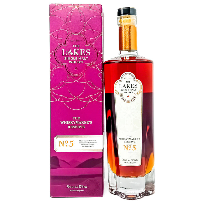 The Lakes Whiskymaker's Reserve No.5 Single Malt English Whisky 70cl, 52% ABV