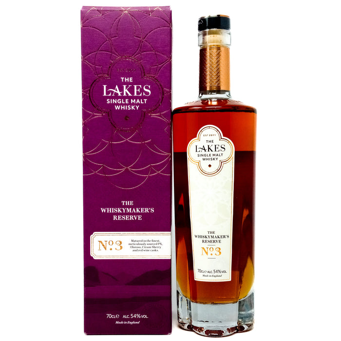 The Lakes Whiskymaker's Reserve No.3 Single Malt English Whisky 70cl, 54% ABV
