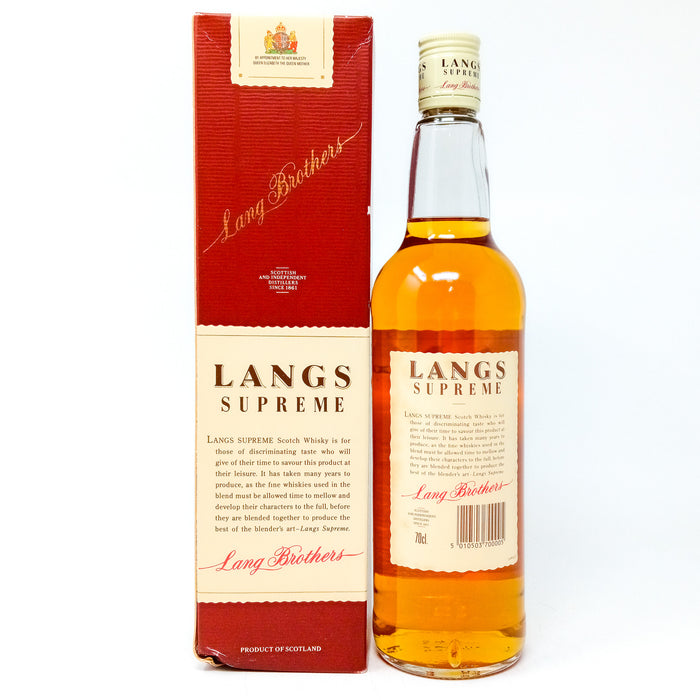 Lang's Supreme Blended Scotch Whisky, 70cl, 40% ABV