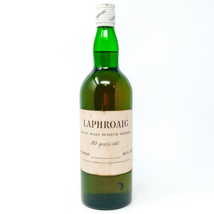 Laphroaig 10 Year Old Single Malt Scotch Whisky, 26 2/3 fl. ozs., 70° Proof