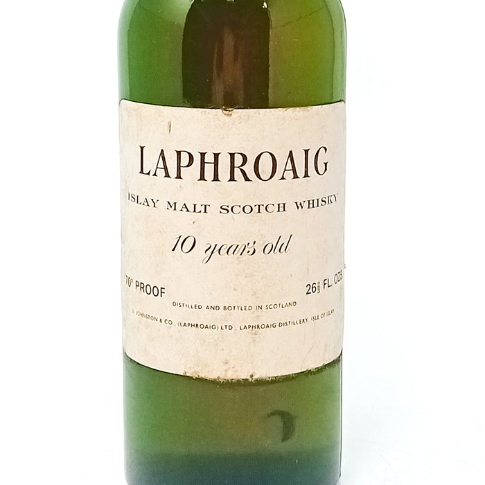Laphroaig 10 Year Old Single Malt Scotch Whisky, 26 2/3 fl. ozs., 70° Proof