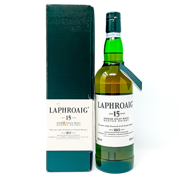 Laphroaig 15 Year Old Single Malt Scotch Whisky, 70cl, 43% ABV