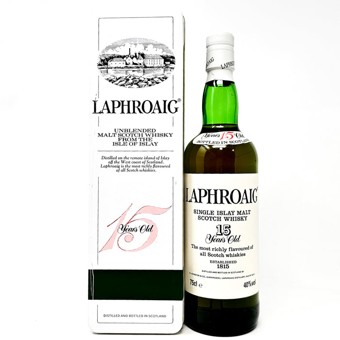 Laphroaig 15 Year Old Pre-Royal Warrant Single Malt Scotch Whisky, 75cl, 40% ABV
