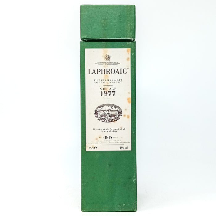 Laphroaig 1977 Vintage Single Malt Scotch Whisky, 75cl, 43% ABV
