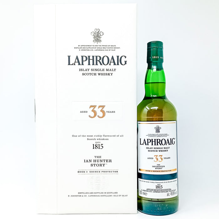 Laphroaig 33 Year Old The Ian Hunter Story Book 3 Single Malt Scotch Whisky 70cl, 48.2% ABV