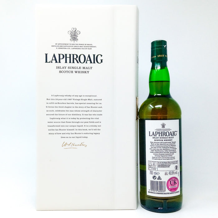 Laphroaig 33 Year Old The Ian Hunter Story Book 3 Single Malt Scotch Whisky 70cl, 48.2% ABV