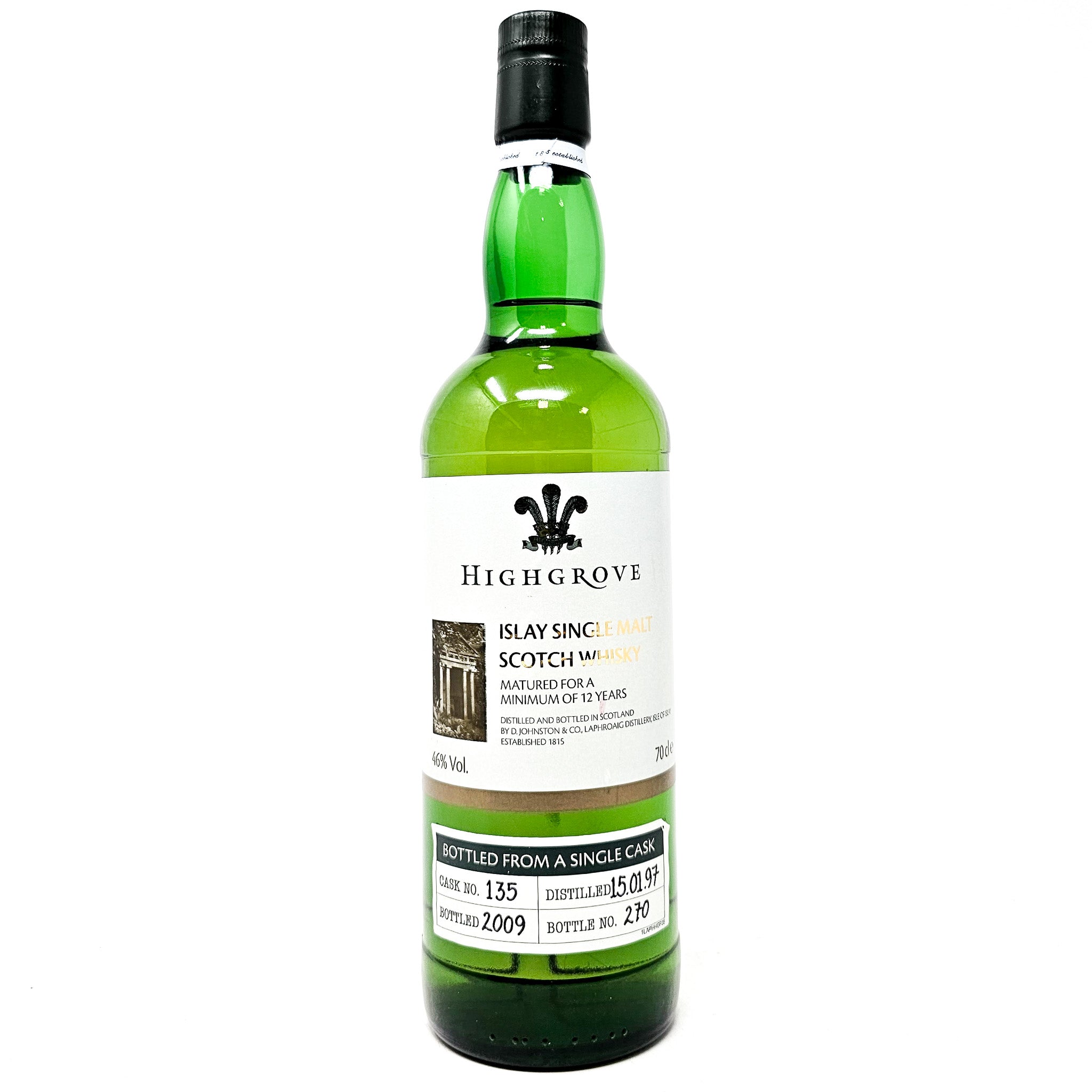 ラフロイグ LAPHROAIG HIGHROVE Edition 1989 ハイグローブ ラフロイグ LAPHROAIG HIGHROVE Edition 1989 ハイグローブ