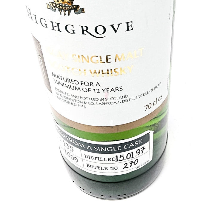 Laphroaig 1997 Highgrove 12 Year Old Single Cask #135 Single Malt Scotch Whisky, 70cl, 46% ABV