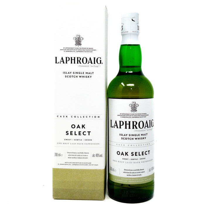 Laphroaig Oak Select Single Malt Scotch Whisky, 70cl, 40% ABV
