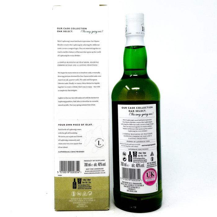 Laphroaig Oak Select Single Malt Scotch Whisky, 70cl, 40% ABV