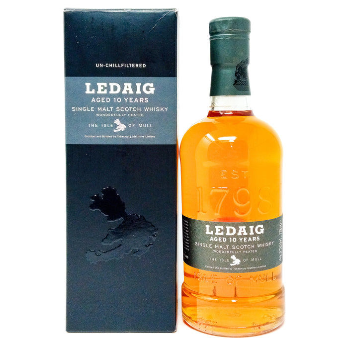 Ledaig 10 Year Old Single Malt Scotch Whisky, 70cl, 46.3% ABV