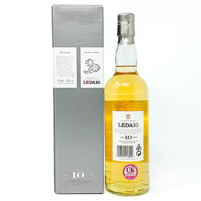 Ledaig 10 Year Old Single Malt Scotch Whisky, 70cl, 43% ABV