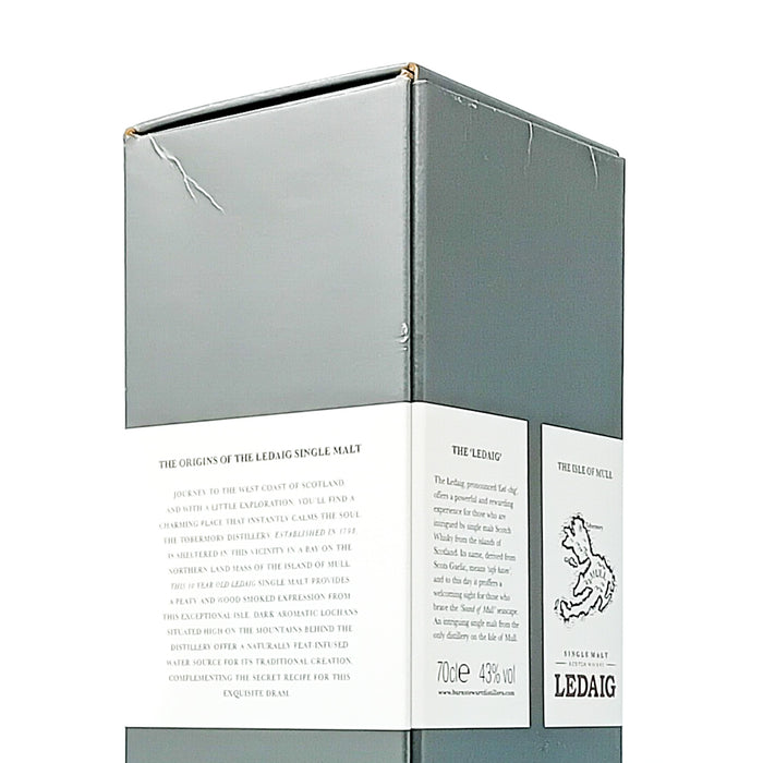 Ledaig 10 Year Old Single Malt Scotch Whisky, 70cl, 43% ABV