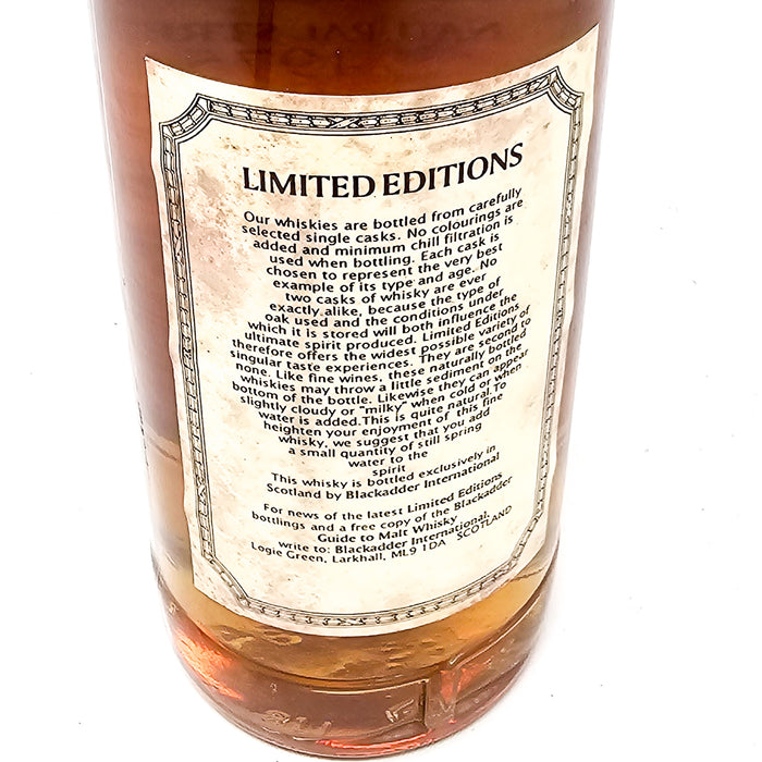 Ledaig 1975 Blackadder Natural Strength Single Malt Scotch Whisky, 70cl, 56.5% ABV