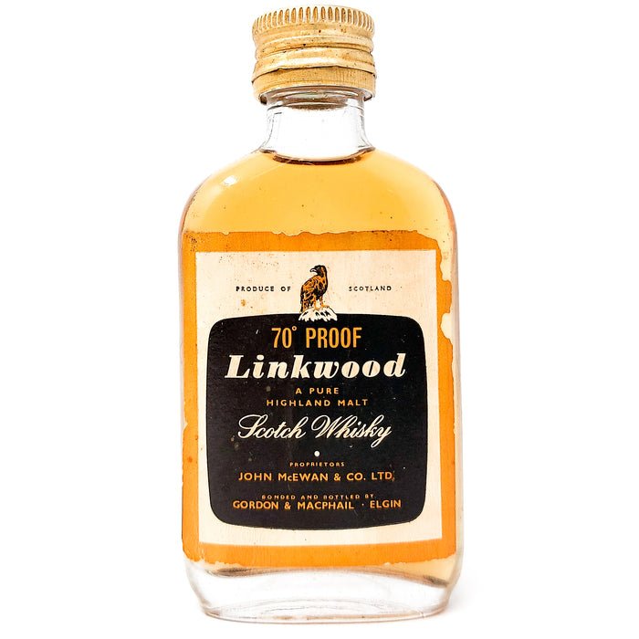 Linkwood Gordon & MacPhail Single Malt Scotch Whisky, Miniature, 5cl, 70° Proof