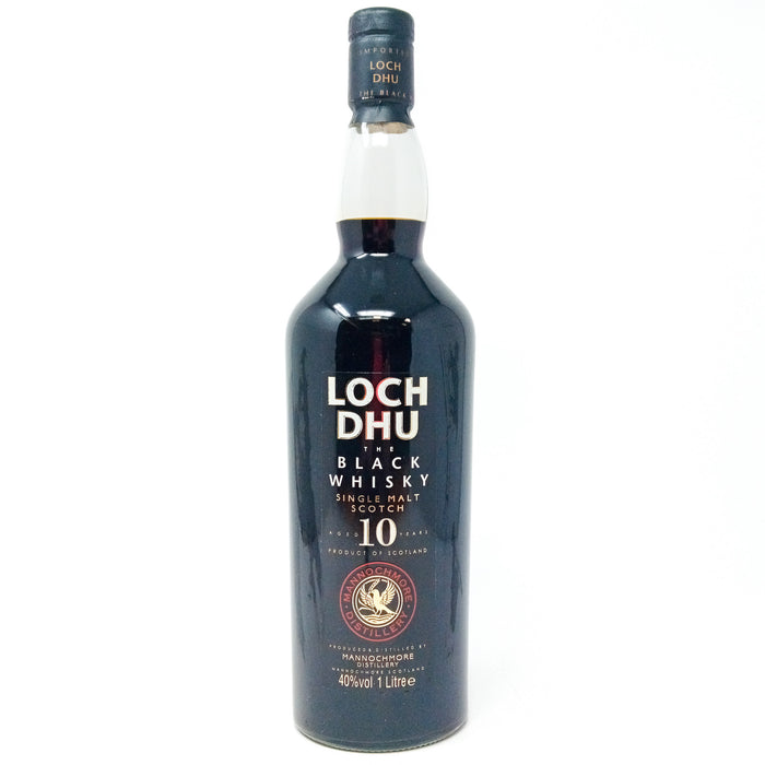 Loch Dhu Black 10 Year Old Single Malt Scotch Whisky, 1L, 40% ABV