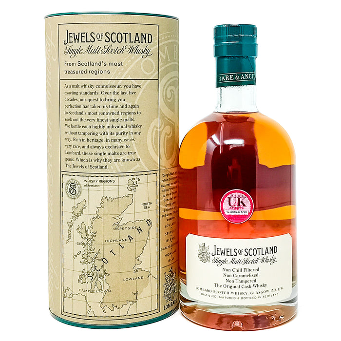 Lochside 1981 Lombard Jewels of Scotland Single Malt Scotch Whisky, 70cl, 450% ABV