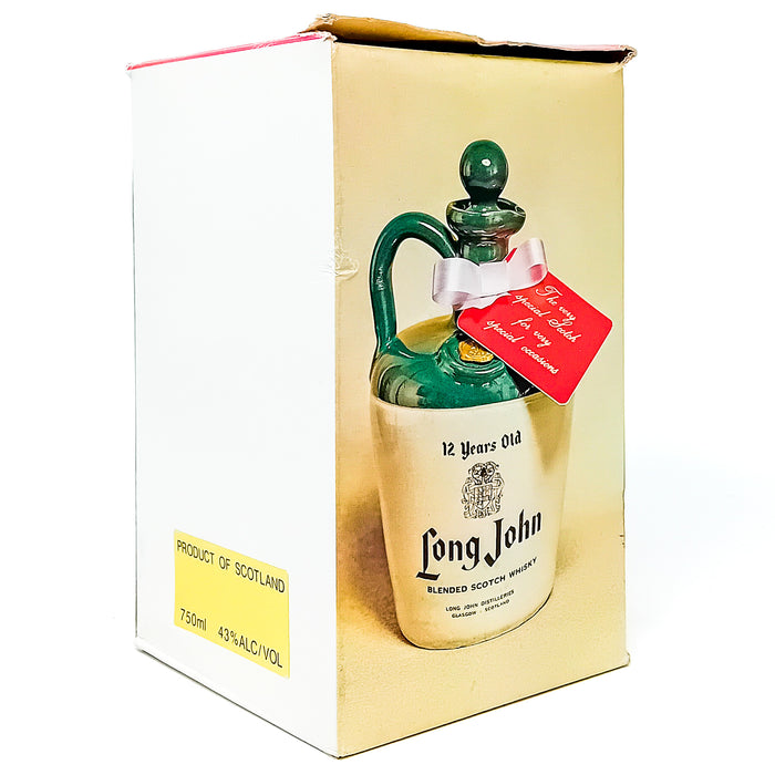 Long John 12 Year Old Ceramic Flagon Blended Scotch Whisky, 75cl, 43% ABV