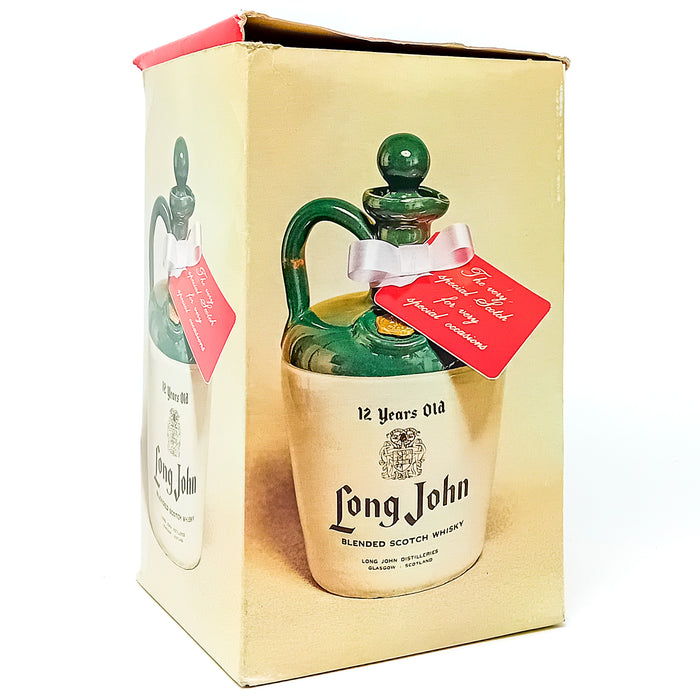 Long John 12 Year Old Ceramic Flagon Blended Scotch Whisky, 75cl, 43% ABV