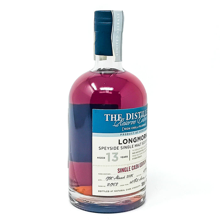 Longmorn 2005 13 Year Old Distillery Reserve Collection Single Cask Edition Single Malt Scotch Whisky, 50cl, 61.6% ABV