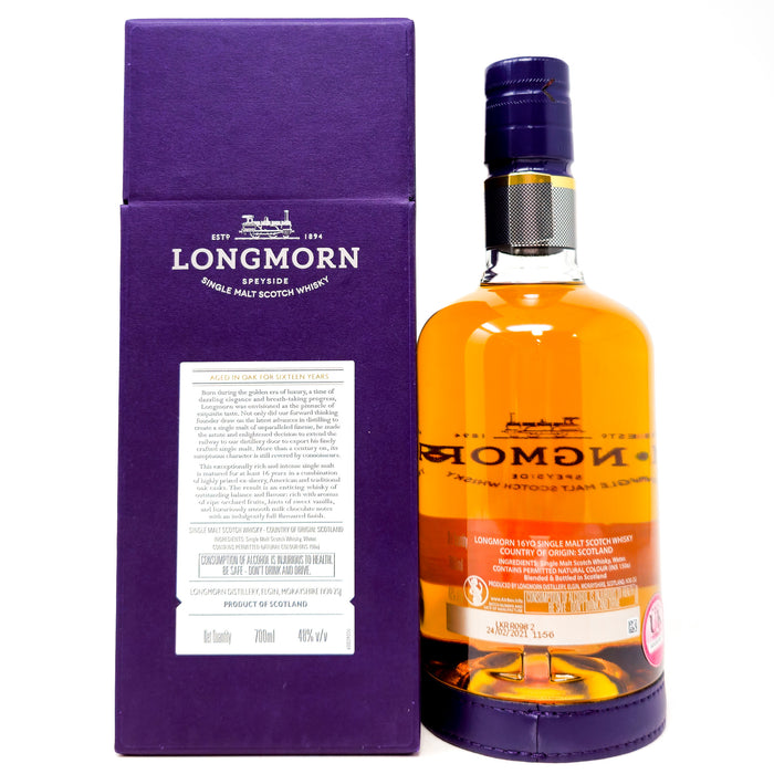 Longmorn 16 Year Old Single Malt Scotch Whisky, 70cl, 48% ABV
