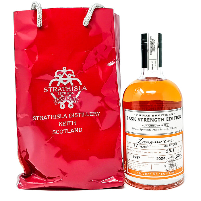 Longmorn 1987 17 Year Old Chivas Brothers Cask Strength Edition Single Malt Scotch Whisky, 50cl, 55.1% ABV