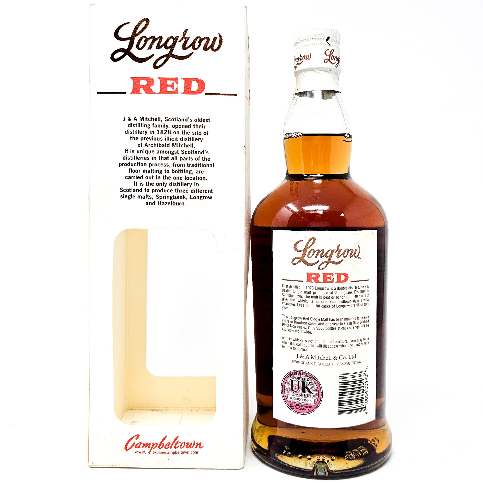 Longrow Red 12 Yr Old Single Malt | Old and Rare Whisky