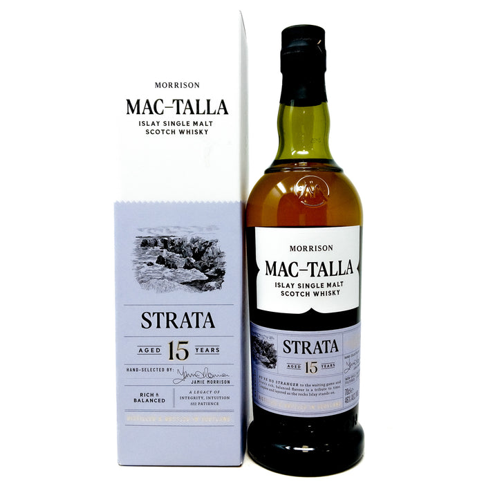 Mac-Talla Strata 15 Year Old Single Malt Scotch Whisky, 70cl, 46% ABV