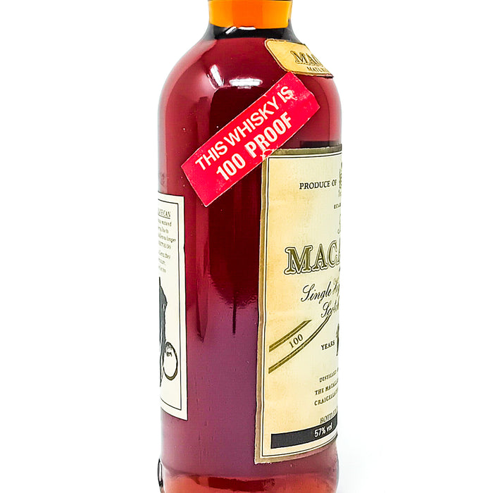 Macallan 10 Year Old 100° Proof Single Malt Scotch Whisky, 75cl, 57% ABV