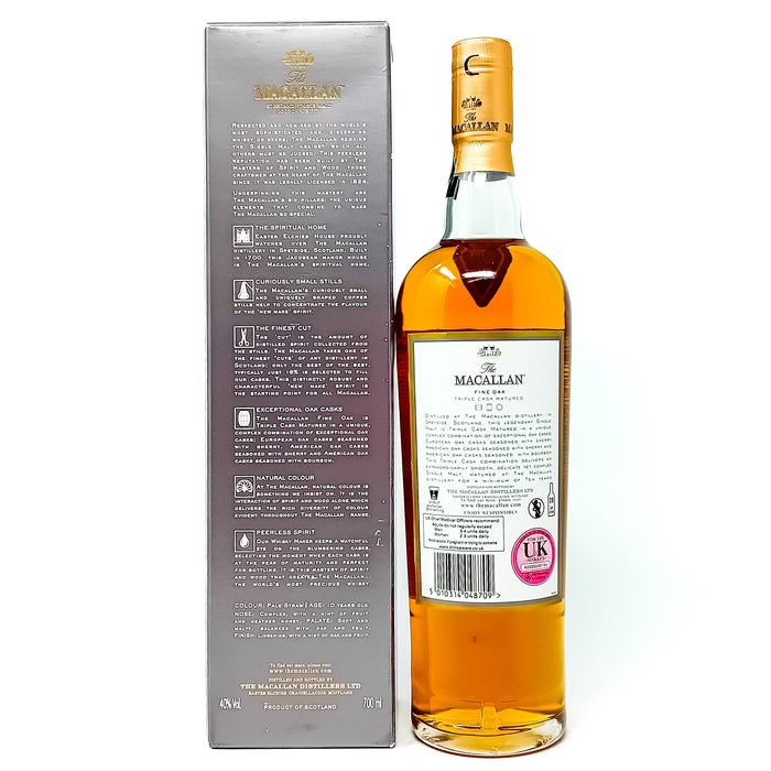 Macallan 10 Year Old Fine Oak Single Malt Scotch Whisky, 70cl, 40% ABV
