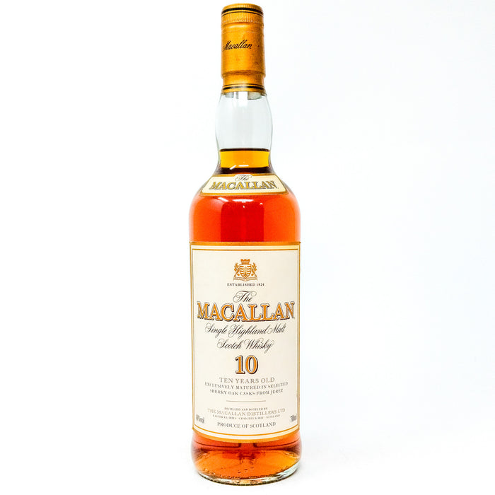 Macallan 10 Year Old Single Malt Scotch Whisky 70cl, 40% ABV