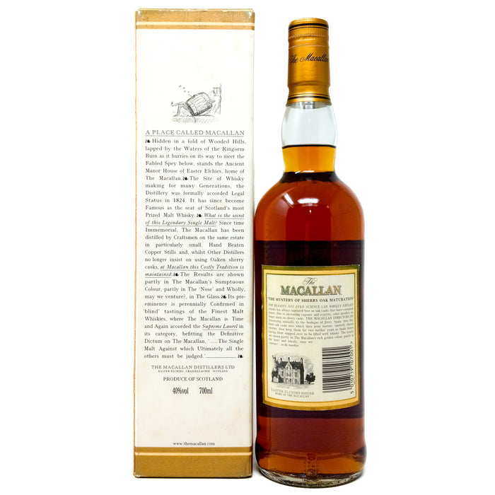 Macallan 10 Year Old early 2000s Single Malt Scotch Whisky, 70cl, 40% ABV