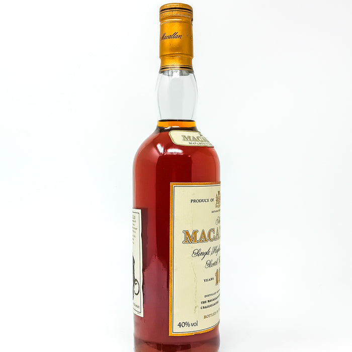 Macallan 10 Year Old 1980s Single Malt Scotch Whisky, 75cl, 40% ABV