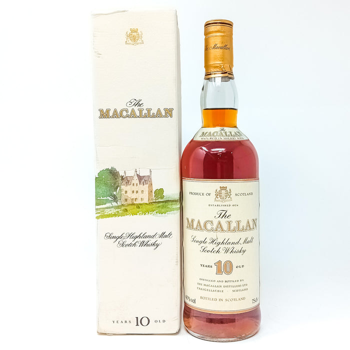 Macallan 10 Year Old 1980s Single Malt Scotch Whisky, 75cl, 40% ABV
