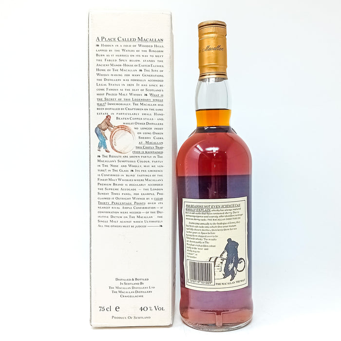 Macallan 10 Year Old 1980s Single Malt Scotch Whisky, 75cl, 40% ABV