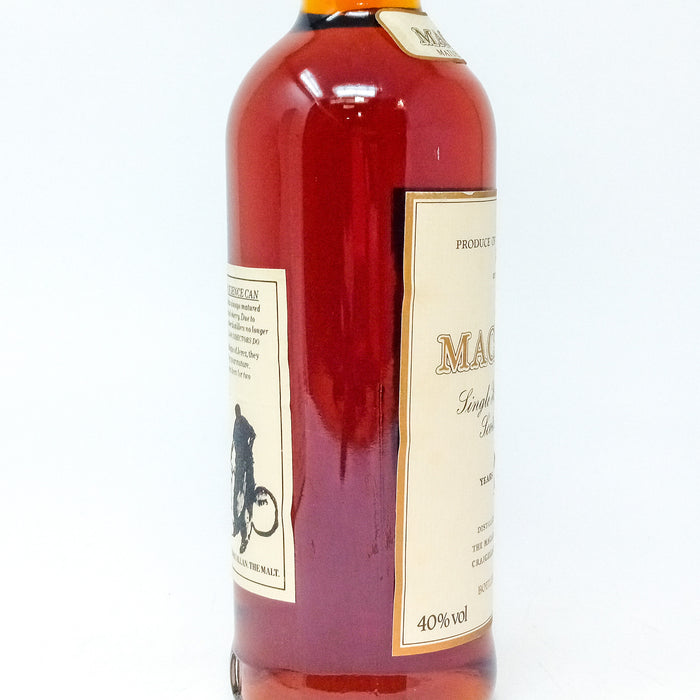 Macallan 10 Year Old 1980s Single Malt Scotch Whisky, 75cl, 40% ABV