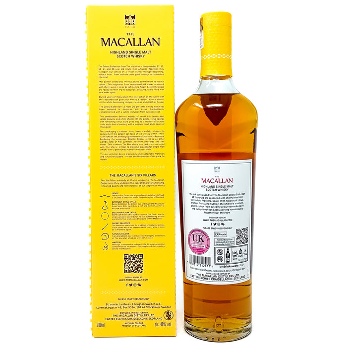 Macallan 12 Year Old Colour Collection Single Malt Scotch Whisky, 70cl, 40% ABV
