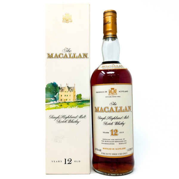 Macallan 12: Sherry Wood Single Malt, 1L