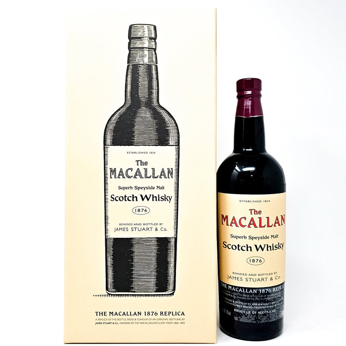 Macallan 1876 Replica James Stuart & Co. Single Malt Scotch Whisky, 70cl, 40.6% ABV
