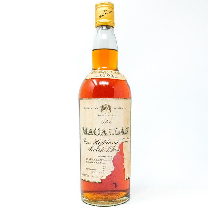 Macallan 1962 Single Malt Scotch Whisky, 26 2/3 fl. ozs., 80° Proof