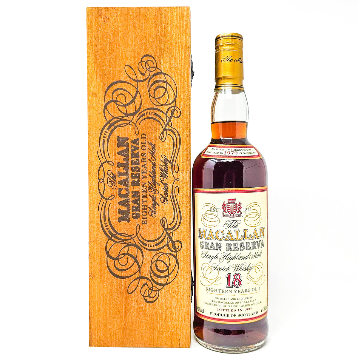 Macallan 1979 18 Year Old Gran Reserva Single Malt Scotch Whisky, 70cl