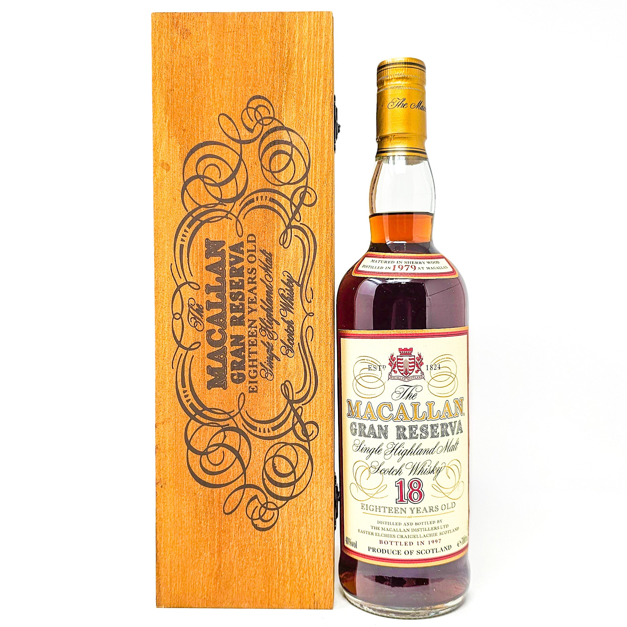 Macallan 1979 18 Year Old Gran Reserva Single Malt Scotch Whisky, 70cl